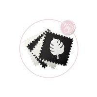 Covoras de Joaca Puzzle 120x120 cm Momi Feli Black - 5