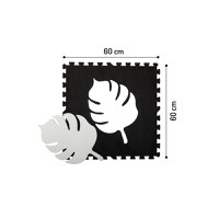 Covoras de Joaca Puzzle 120x120 cm Momi Feli Black - 6