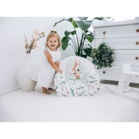 Fotoliu din burete, Bubaba, Pentru copii Green Magic, 9 luni - 5 ani, Cu Husa detasabila - 2