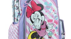Ghiozdan Giovas pentru Scoala cu 3 Compartimente, Minnie Stay Cool