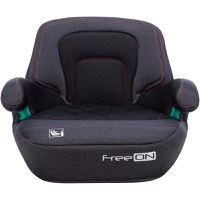 Inaltator auto, FreeOn, Cosmo Plus I-Size, Cu isofix, Cu spatar inaltat si cotiere, Potrivit pentru copiii intre 125 si 150 cm sau intre 25 si 36 Kg, Conform cu standardul european de securitate ECE R129, negru - 2