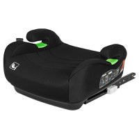Inaltator auto, Lionelo, Luuk Fix, 125- 150 cm, Instalare cu sistem Isofix si centura de prindere, Cu husa detasabila, Conform standardului de securitate i-Size, Negru - 1