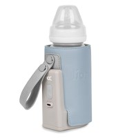 Incalzitor biberoane, Lionelo, ThermUp Go Plus, Portabil, Cu aspect elegant, Temperatura constanta pana la 24 h, Incarcare USB, Albastru deschis - 5