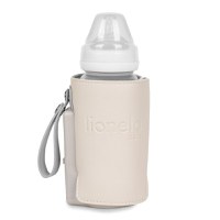 Incalzitor biberoane, Lionelo, ThermUp Go Plus, Portabil, Cu aspect elegant, Temperatura constanta pana la 24 h, Incarcare USB, Bej - 4