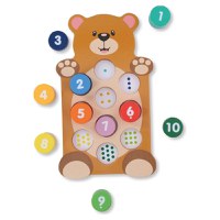 Joc educativ din lemn cu numere Marionette 11 piese - 2