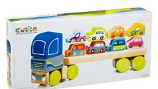 Jucarie din Lemn Cubika Camion pentru Masini