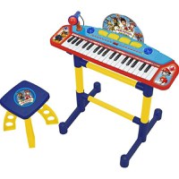 Keyboard Electronic Reig Musicales cu Microfon si Scaunel Paw Patrol - 2