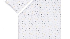Lenjerie de pat din Jerse 2 piese casute Fillikid