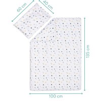 Lenjerie de pat din Jerse 2 piese casute Fillikid - 4