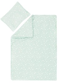 Lenjerie de pat din Jerse 2 piese Star mint Fillikid - 1