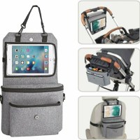 Organizator Auto si Pentru Carucior 3 in 1 Transformabil in Gentuta Mamici FreeON Grey - 3