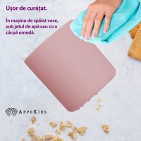 Pahar din silicon, AppeKids - Old Rose - 3