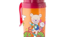 Pahar Rotho-Baby Design cu Pai de Silicon CoolFriends Raspberry 360 ml