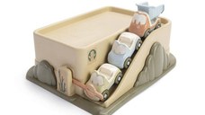 Parcare cu 3 masinute Fun Tiny Bio plastic Hausmann
