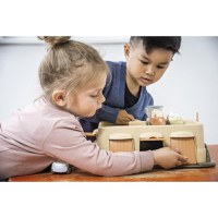 Parcare cu 3 masinute Fun Tiny Bio plastic Hausmann - 2