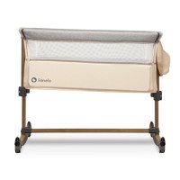 Patut Co-sleeper Lionelo Leonie Cu Sistem de Leganare Beige Sand - 9