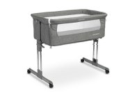Patut co-sleeping cu saltea si reglare in 7 pozitii Caretero SLEEP2GETHER Grafit - 1