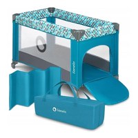 Patut Pliant Lionelo cu un Nivel Stefi 120x60 cm Turquoise - 2