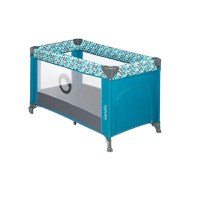 Patut Pliant Lionelo cu un Nivel Stefi 120x60 cm Turquoise - 8