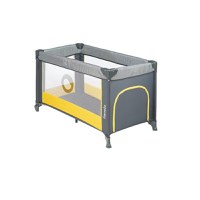 Patut Pliant Lionelo cu un Nivel Stefi 120x60 cm Yellow Lemon - 5