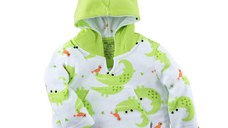 Poncho Baie UPF50 +, Zoocchini, 0-12 Luni, Alligator