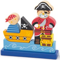 Puzzle 3D New Classic Toys Magnetic Pirat - 1