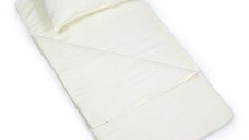 Sac de dormit de bumbac cu perna si fermoar 140x75 cm Nativo Dreams Bej