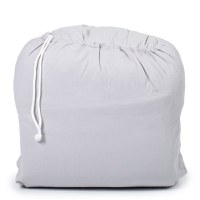 Sac de dormit de bumbac cu perna si fermoar 140x75 cm Nativo Dreams Gri - 2