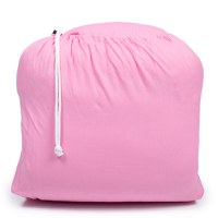 Sac de dormit de bumbac cu perna si fermoar 140x75 cm Nativo Dreams Roz - 2