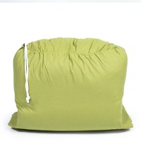 Sac de dormit de bumbac cu perna si fermoar 140x75 cm Nativo Dreams Verde - 2