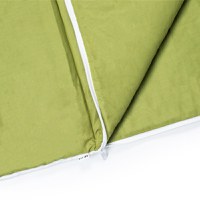 Sac de dormit de bumbac cu perna si fermoar 140x75 cm Nativo Dreams Verde - 3