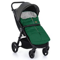 Sac de iarna, Petite&Mars, Jibot, Pentru carucior, landou sau scaun auto, 100x48 cm, Impermeabil, Cu elemente reflectorizante, Extensibil, 3 in 1, Green - 2