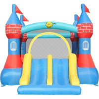 Saltea Gonflabila Happy Hop Castel cu Tobogan Dublu - 1