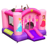 Saltea Gonflabila Happy Hop Printese cu Tobogan - 2