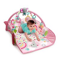Salteluta de Activitati Bright Starts 5 in 1 Gym & Ball Pit Rainbow Tropics - 2
