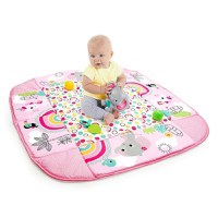 Salteluta de Activitati Bright Starts 5 in 1 Gym & Ball Pit Rainbow Tropics - 9