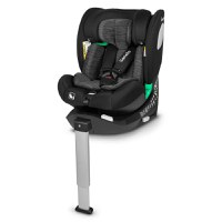 Scaun auto, Lionelo, i-Size Braam, 0-36 Kg, 40-150 cm, Cu isofix si picior de fixare, Protectie laterala, Rotire 360 grade, Ajustare spatar in 5 pozitii, Tetiera reglabila in 14 trepte, Conform cu standardul european de securitate R129, Negru - 1
