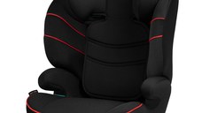 Scaun auto, Lionelo, Lars i-Size, Cu tetiera reglabila in 10 pozitii, Cu pozitionare spre sensul de mers, 15-36 Kg, 100-150 cm, Conform cu standardul european de securitate ECE R129/03, Negru/Rosu