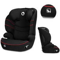 Scaun auto, Lionelo, Lars i-Size, Cu tetiera reglabila in 10 pozitii, Cu pozitionare spre sensul de mers, 15-36 Kg, 100-150 cm, Conform cu standardul european de securitate ECE R129/03, Negru/Rosu - 2