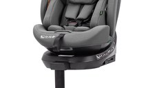 Scaun auto rotativ 360° SPS Carrello OCTOPUS i-SIZE 40-150 cm ISOFIX Seashell Grey