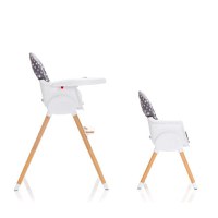 Scaun Inalt Fillikid Pentru Masa Paul Star Grey - 4