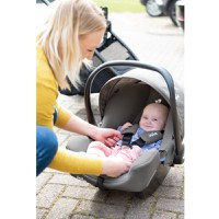 Scoica Auto Joie i-Snug 2 cu Tetiera Reglabila 40-75 cm, Pebble - 9