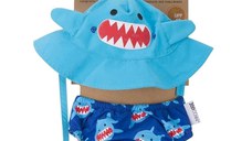Set Chilotel de Baie si Palarie Zoocchini Shark UPF50 1-2 ani