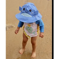 Set Chilotel de Baie si Palarie Zoocchini Whale UPF50 1-2 ani - 4
