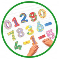 Set cifre si simboluri matematice din lemn Marionette - 3