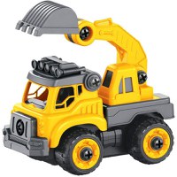 Set Constructie Buki France Camion Autobasculanta si Excavator cu Radiocomanda - 3