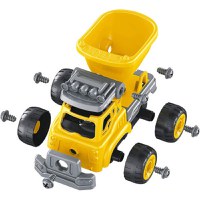Set Constructie Buki France Camion Autobasculanta si Excavator cu Radiocomanda - 6