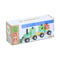Set constructie din lemn Marionette Tractor 11 piese - 2