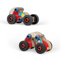 Set constructie vehicule Quercetti Bio - 3