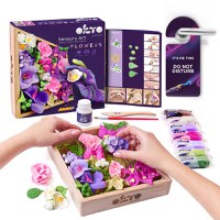 Set creatie Wood & Craft - Flowers, 21*21cm - Inspiration - 1